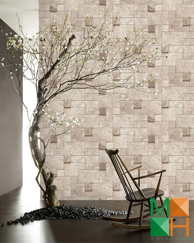  Giấy dán tường 3d hình khối vuông 2604-2