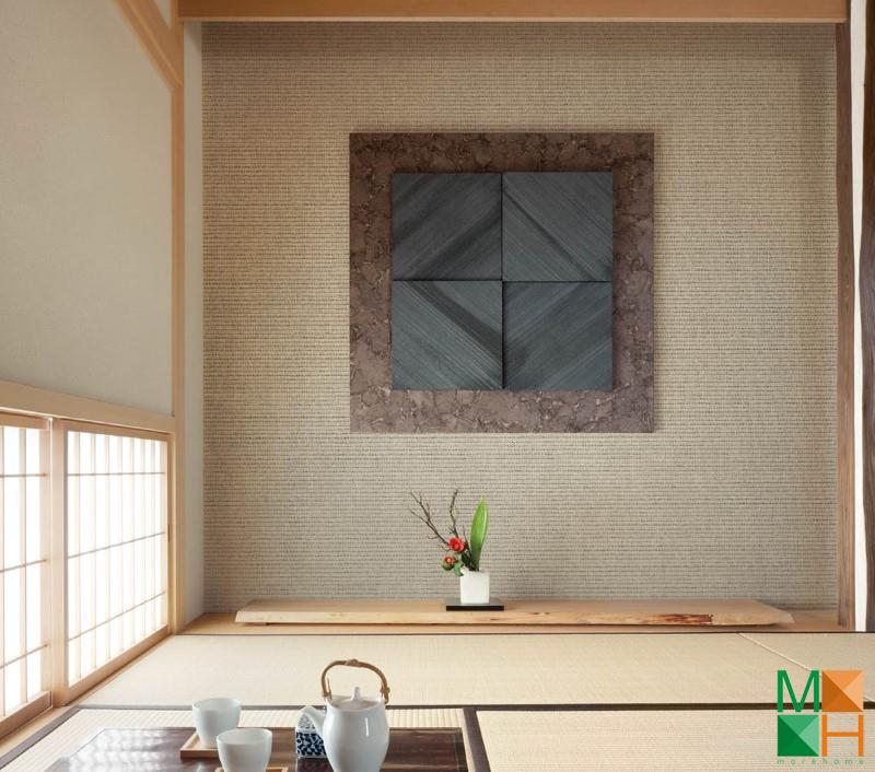 Giấy dán tường Nhật Bản tại Hà Nội giả vải P142_02_6316_6317