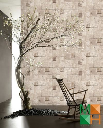 Giấy dán tường 3d hình khối vuông 2604-2