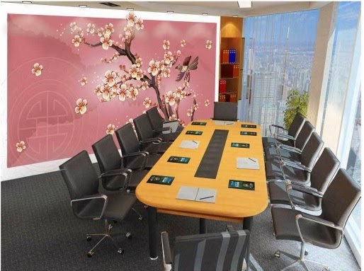 Tạo phong cách mới với giấy dán tường văn phòng