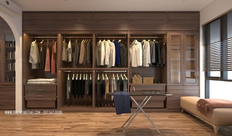 Tủ quần áo gỗ công nghiệp Tủ quần áo gỗ công nghiệp